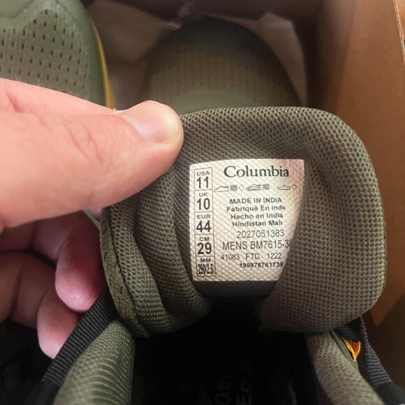 BRAND NEW Columbia Facet™ 75 Mid OutDry™ Shoes 👟💛 – Men’s Size 11 - Picture 4 of 5